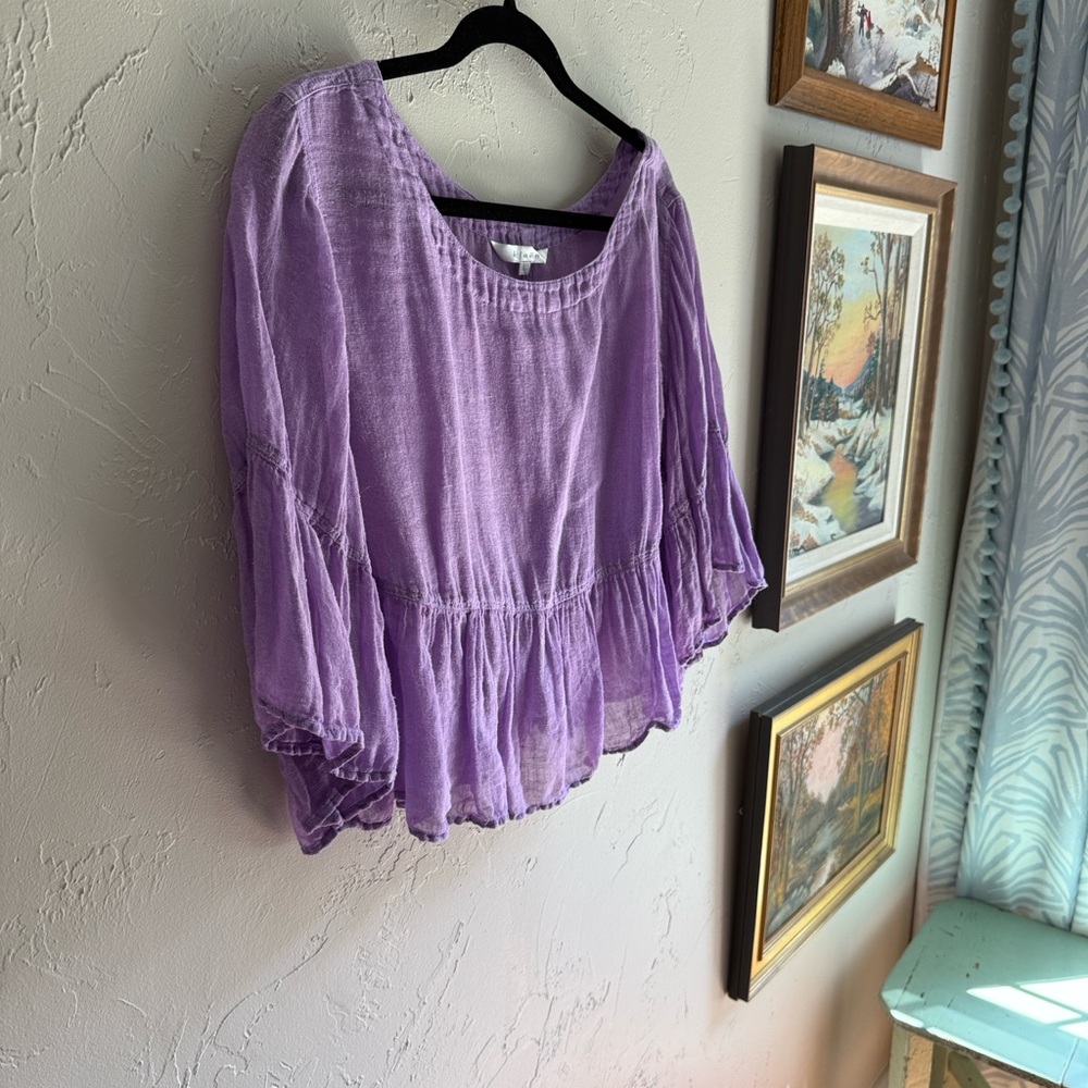 Essential layering Top for Country living and casual chic looks.